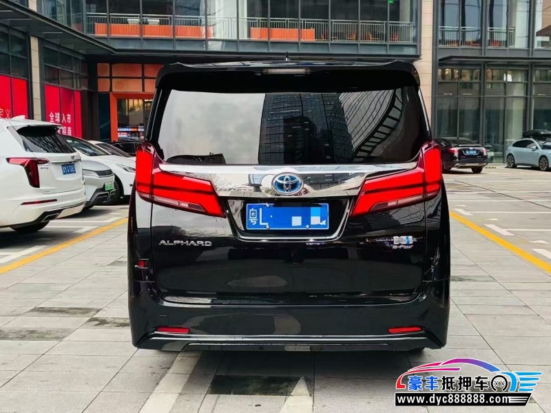 21年丰田埃尔法轿车抵押车出售