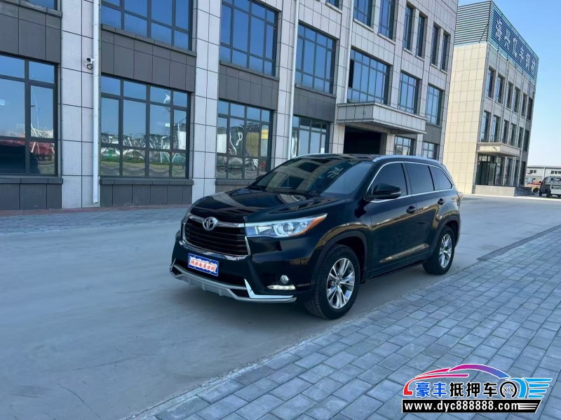 17年丰田汉兰达轿车抵押车出售