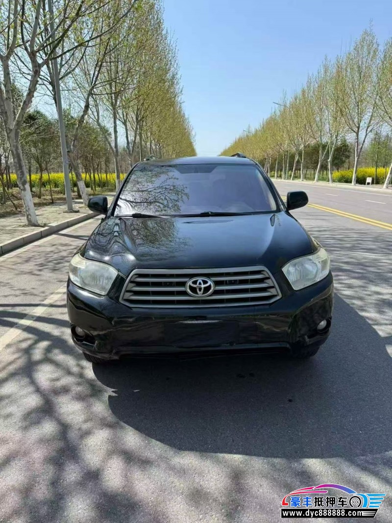 11年丰田汉兰达轿车抵押车出售
