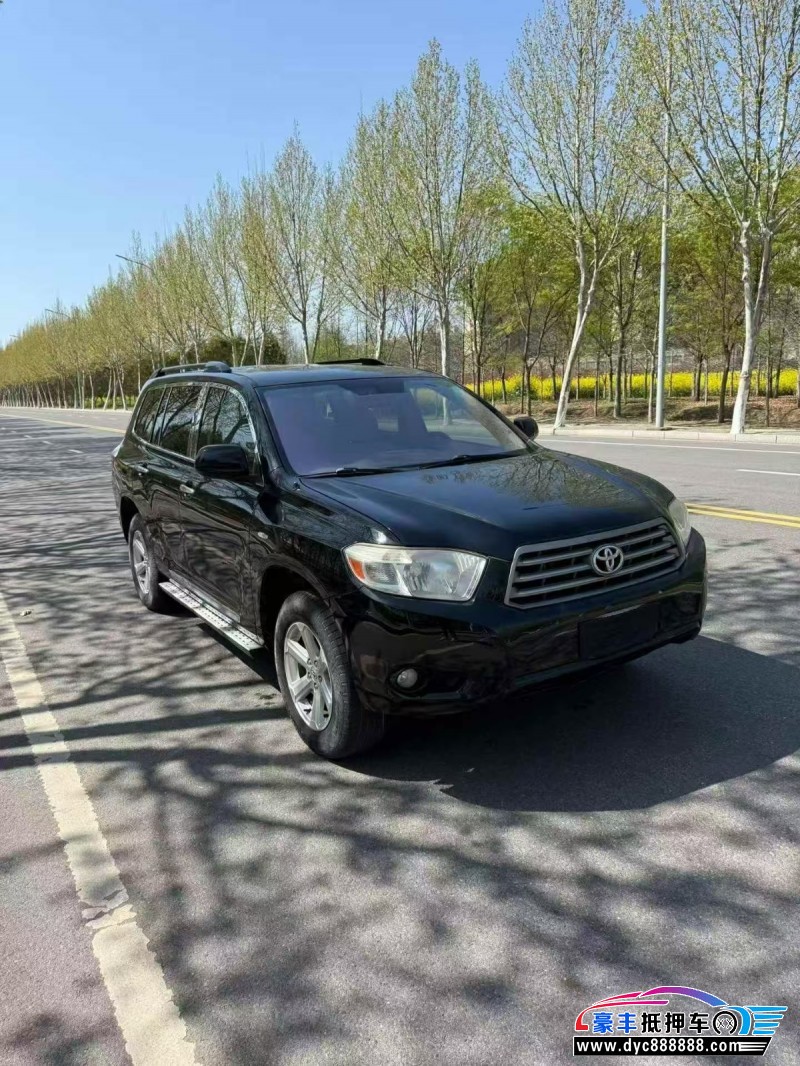 11年丰田汉兰达轿车抵押车出售