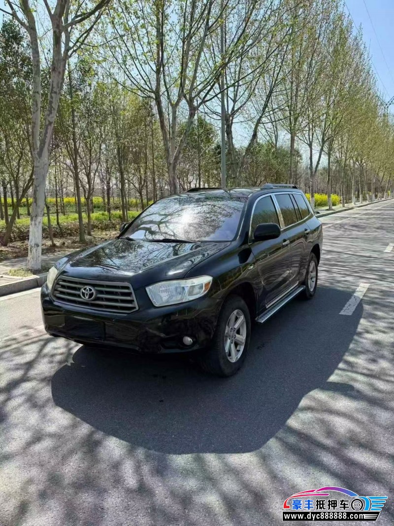 11年丰田汉兰达轿车抵押车出售