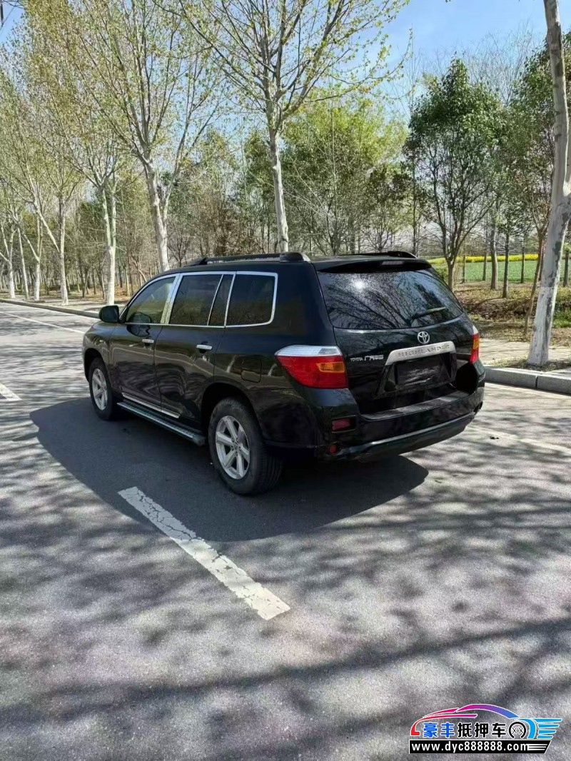 11年丰田汉兰达轿车抵押车出售