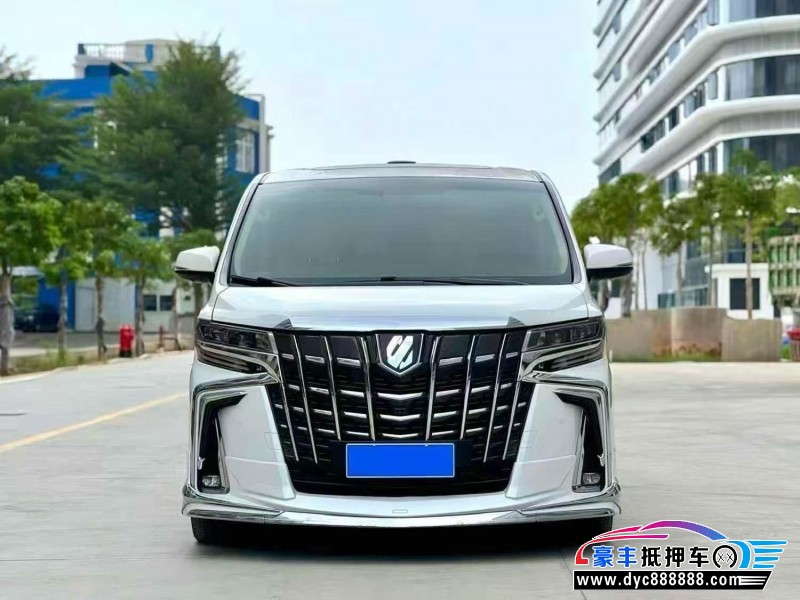 抵押车出售19年丰田埃尔法轿车