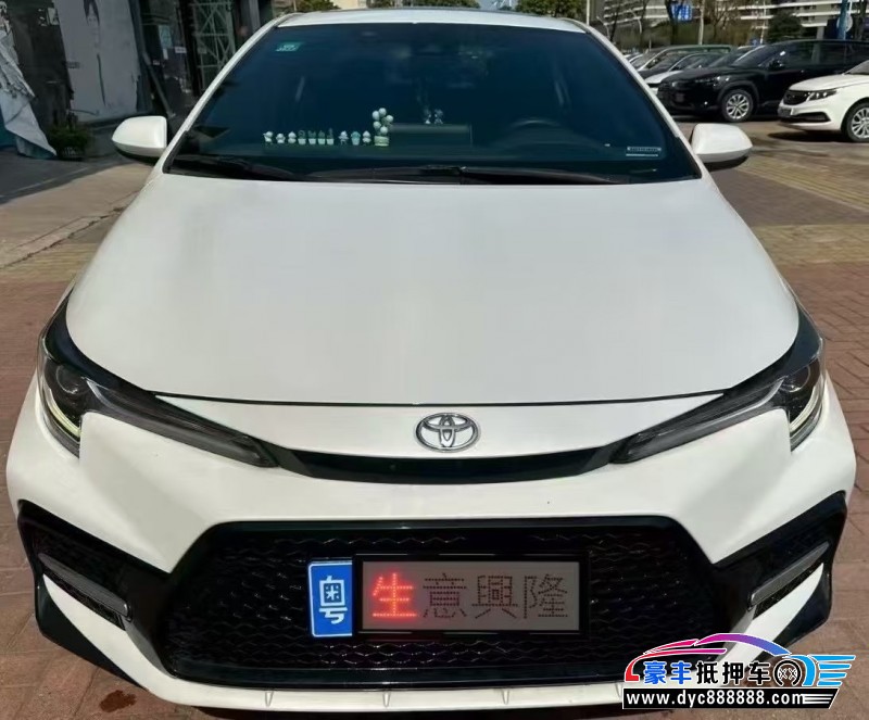 抵押车出售23年丰田雷凌轿车