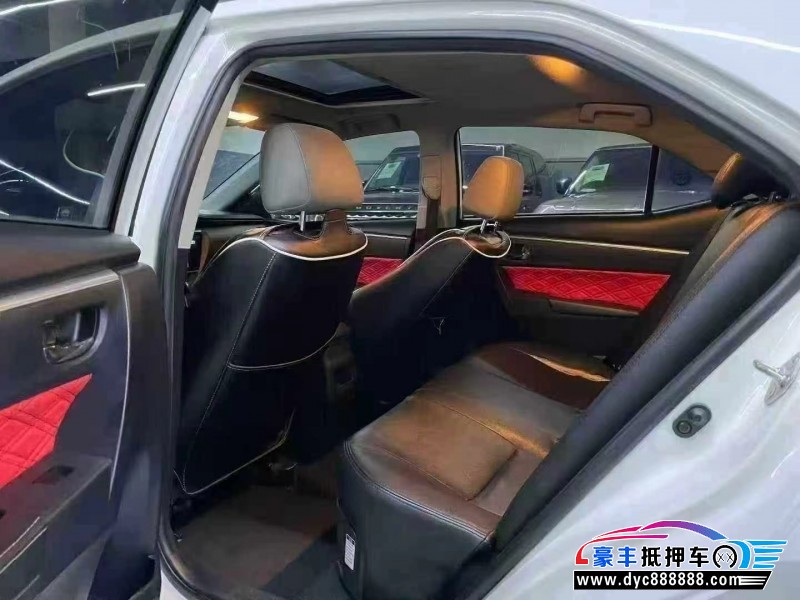 17年丰田卡罗拉轿车抵押车出售