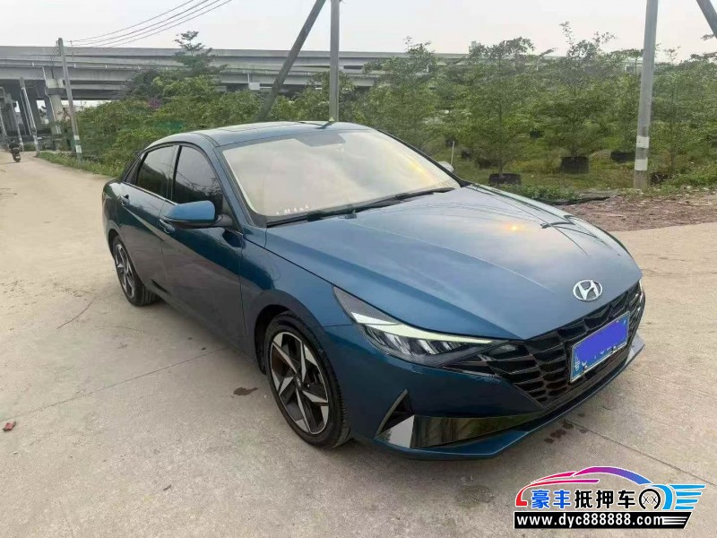 21年现代伊兰特轿车抵押车出售