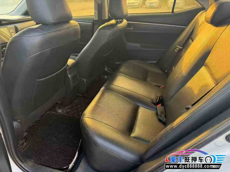 18年丰田卡罗拉轿车抵押车出售