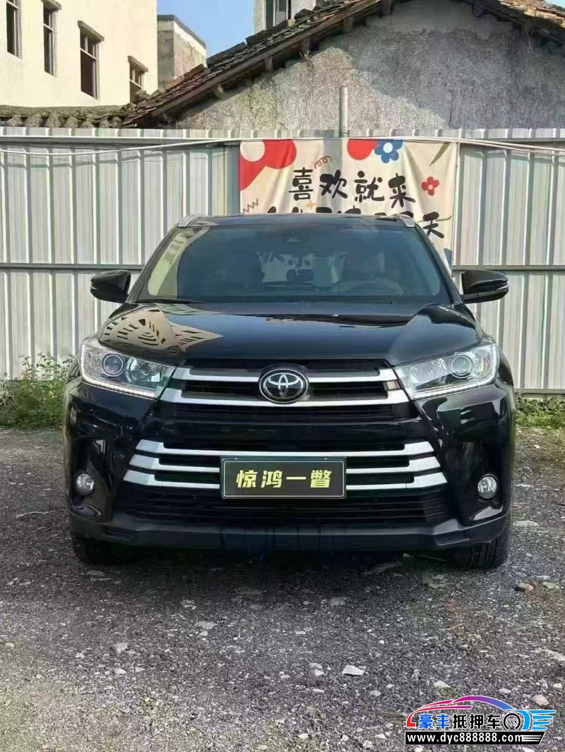21年丰田汉兰达轿车抵押车出售