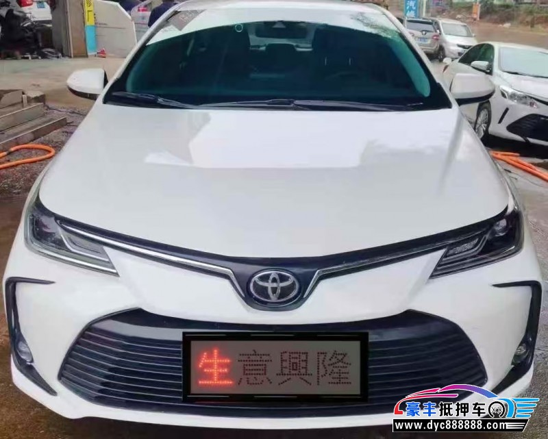 抵押车出售23年丰田卡罗拉轿车