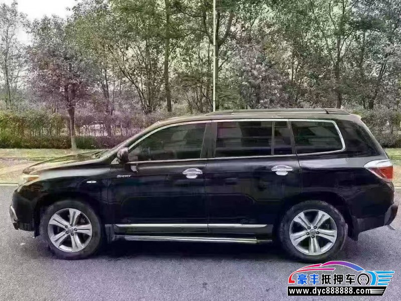 13年丰田汉兰达轿车抵押车出售