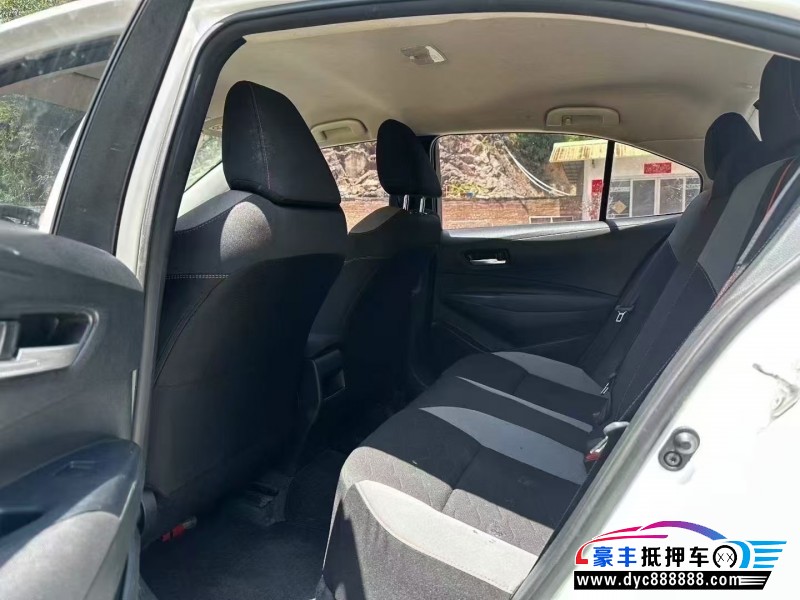 23年丰田卡罗拉轿车抵押车出售