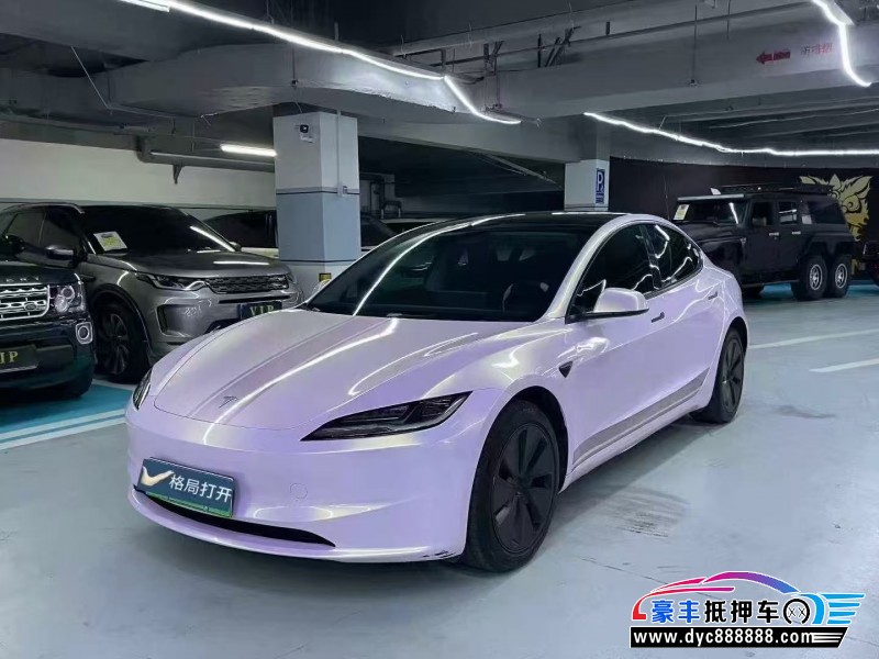 25年特斯拉MODEL 3轿车抵押车出售