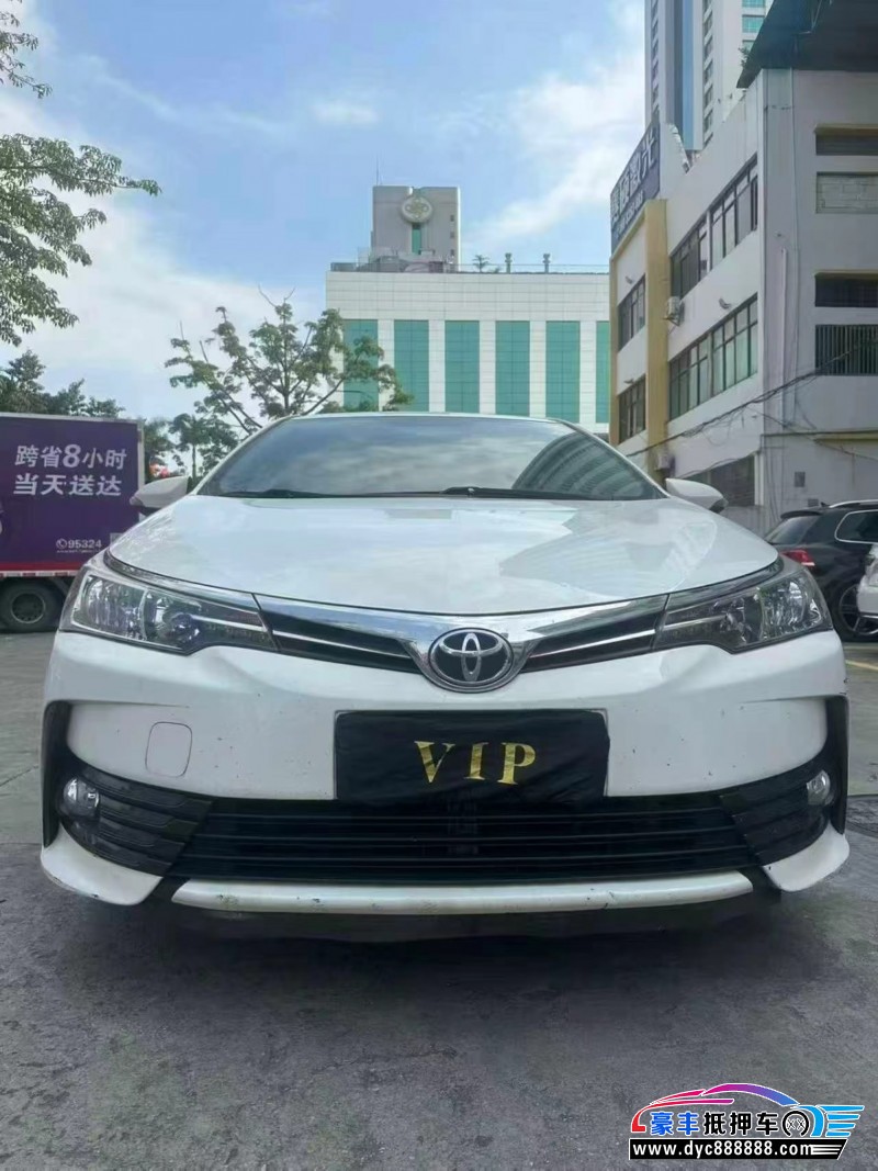 抵押车出售19年丰田卡罗拉轿车