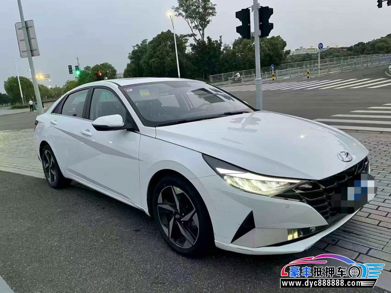 23年现代伊兰特轿车抵押车出售