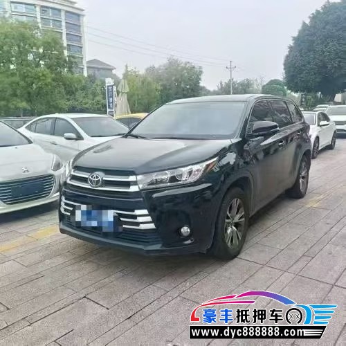 抵押车出售22年丰田汉兰达轿车