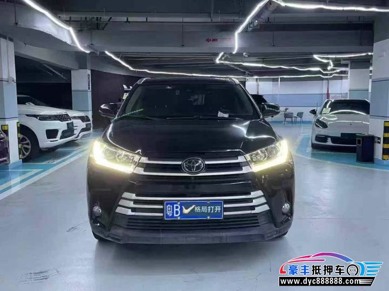 抵押车出售19年丰田汉兰达轿车