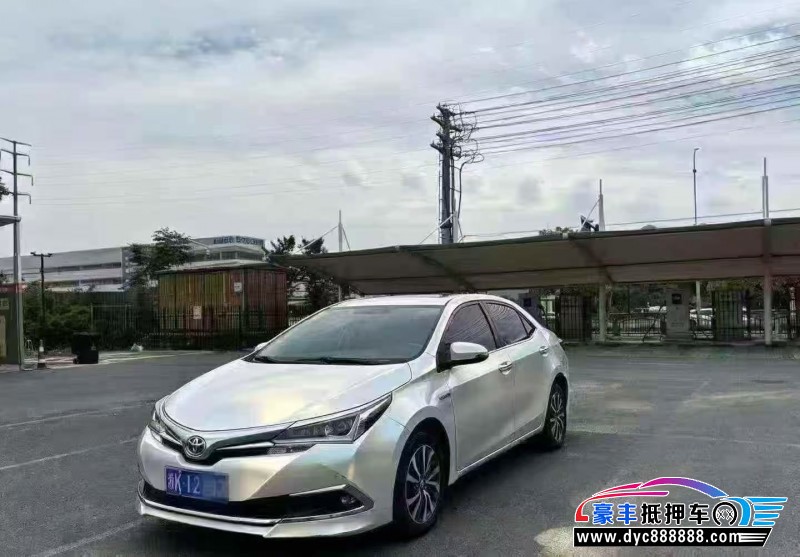 18年丰田卡罗拉轿车抵押车出售