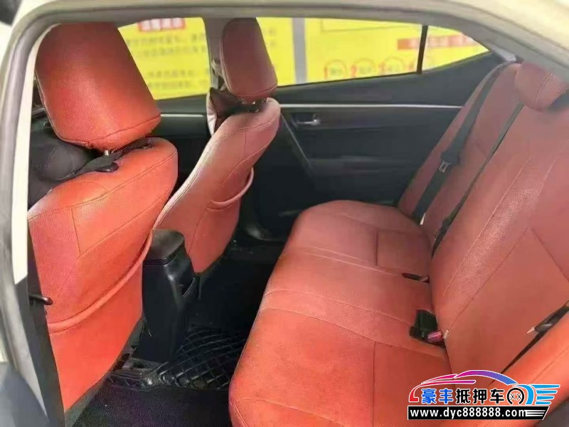 18年丰田卡罗拉轿车抵押车出售