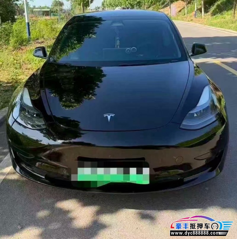 抵押车出售22年特斯拉MODEL 3轿车