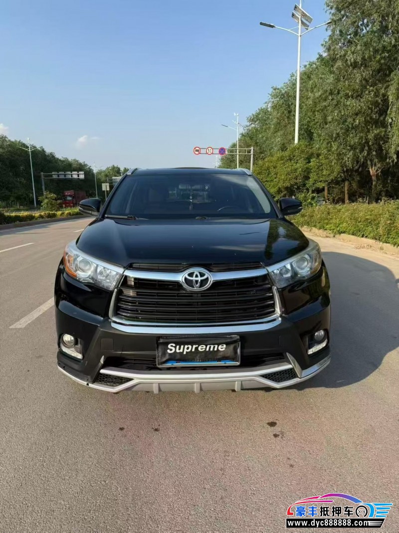 抵押车出售15年丰田汉兰达SUV