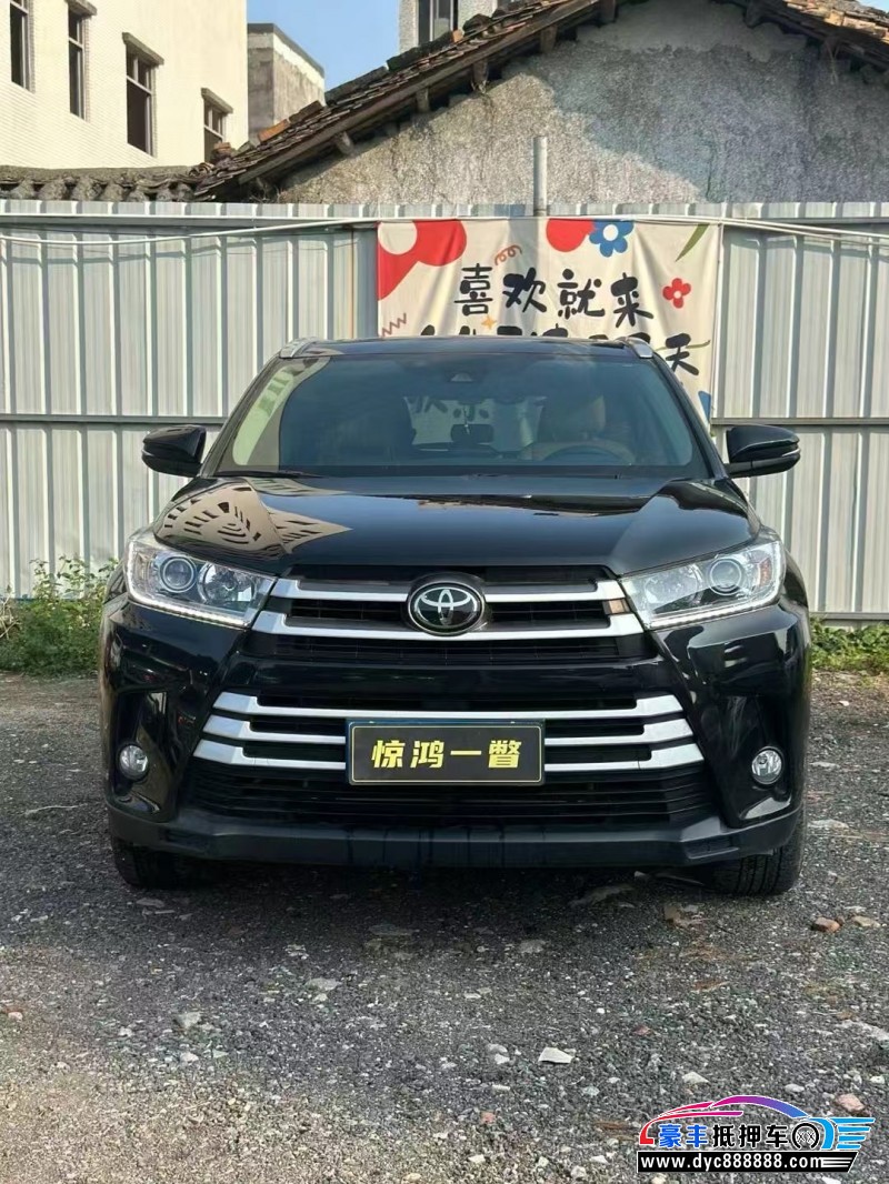 21年丰田汉兰达轿车抵押车出售