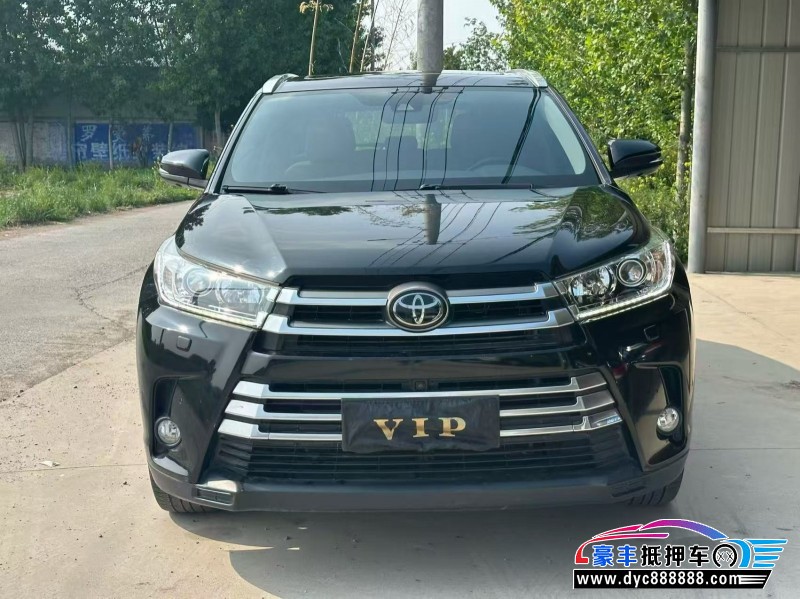 抵押车出售21年丰田汉兰达SUV