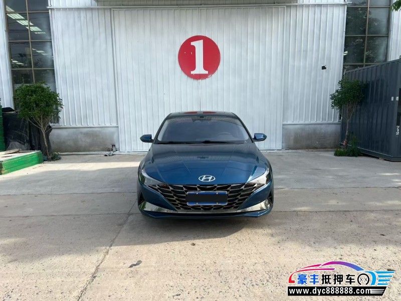 22年现代伊兰特轿车抵押车出售