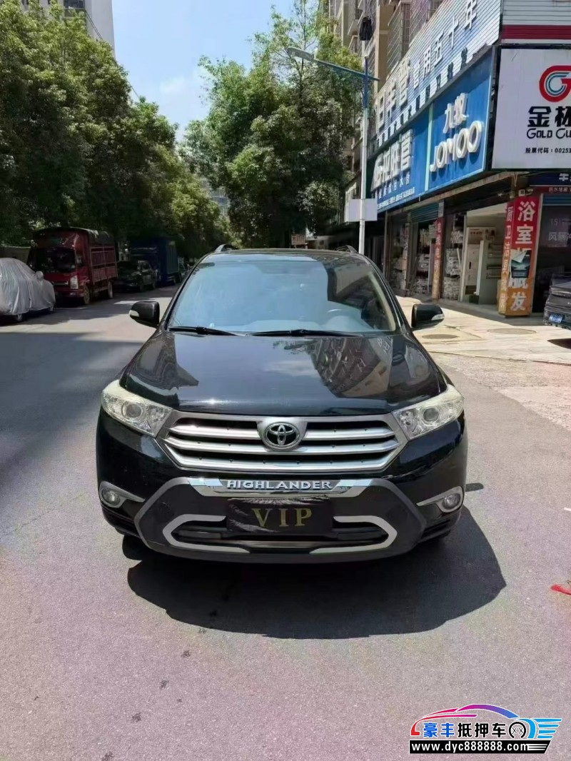 抵押车出售15年丰田汉兰达轿车