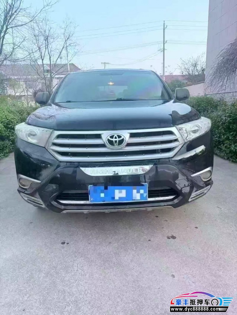 抵押车出售14年丰田汉兰达轿车