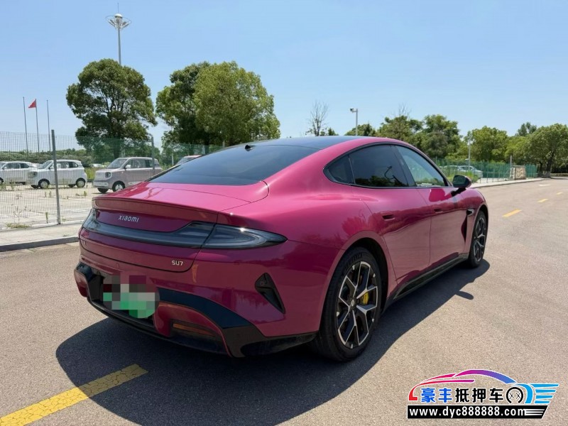 25年小米SU7轿车抵押车出售