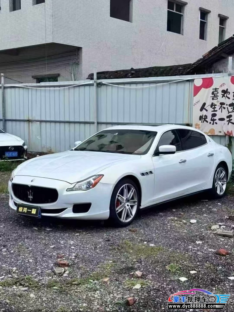 14年玛莎拉蒂总裁轿车抵押车出售