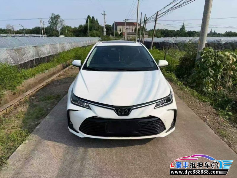 抵押车出售21年丰田卡罗拉轿车
