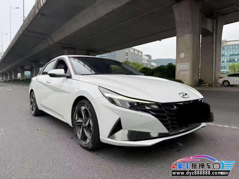 23年现代伊兰特轿车抵押车出售