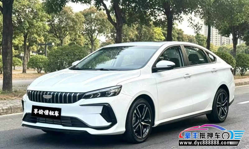 25年吉利缤瑞轿车抵押车出售
