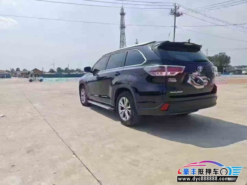 18年丰田汉兰达SUV抵押车出售