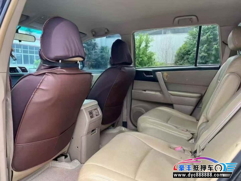 13年丰田汉兰达SUV抵押车出售