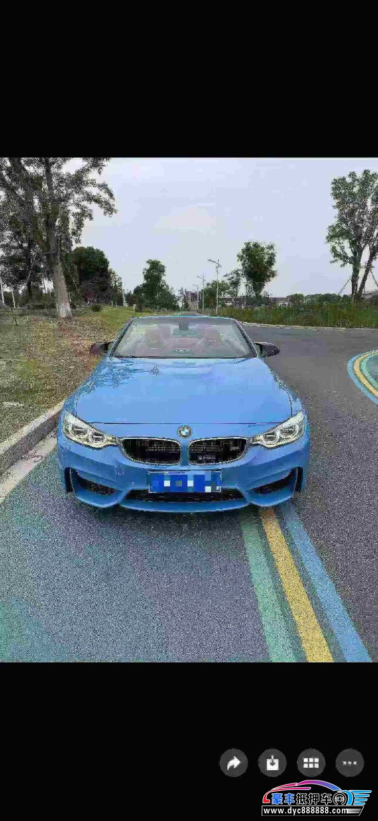 抵押车出售17年宝马M4跑车