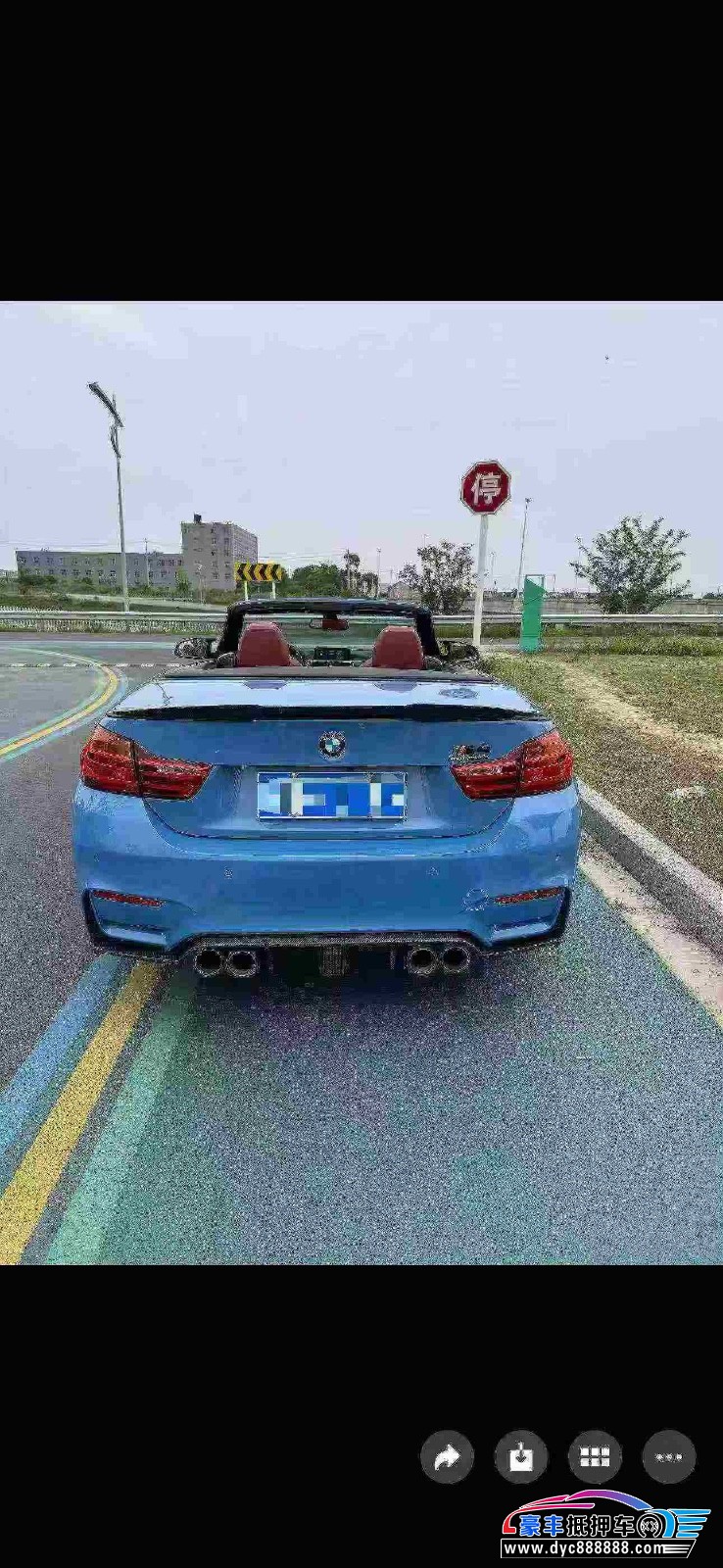 17年宝马M4跑车抵押车出售