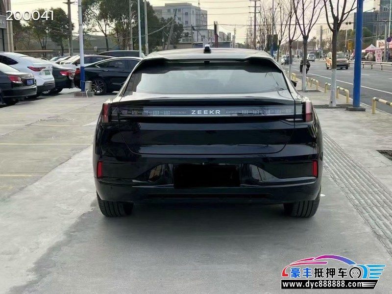 23年极氪001轿车抵押车出售