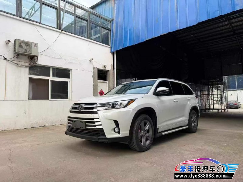 抵押车出售21年丰田汉兰达轿车