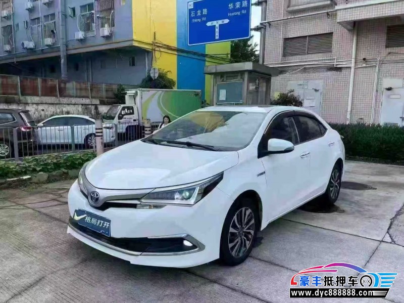 17年丰田卡罗拉轿车抵押车出售