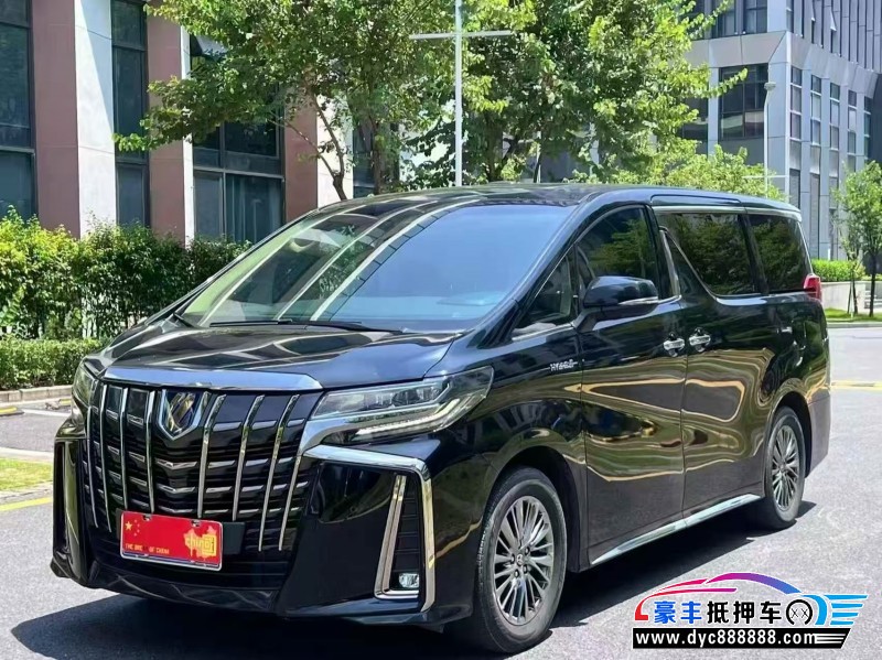 22年丰田埃尔法轿车抵押车出售