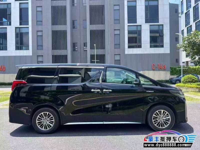22年丰田埃尔法轿车抵押车出售