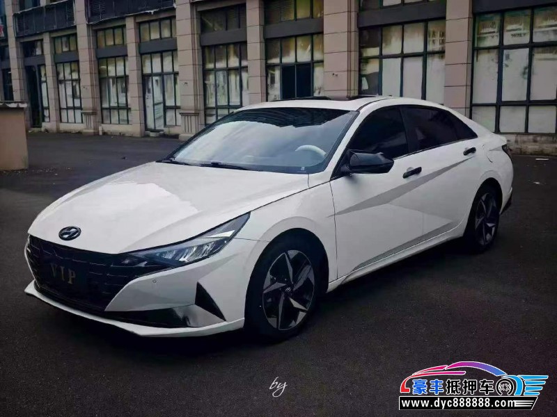 23年现代伊兰特轿车抵押车出售