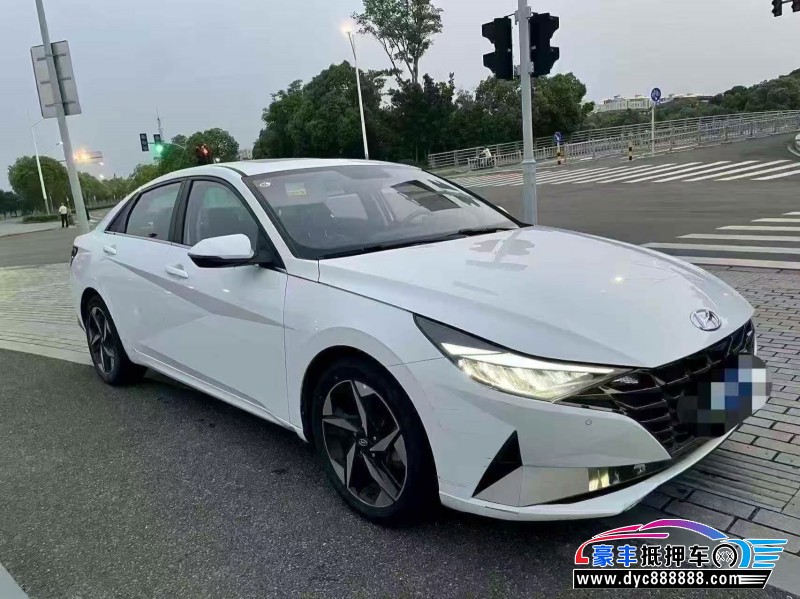23年现代伊兰特轿车抵押车出售