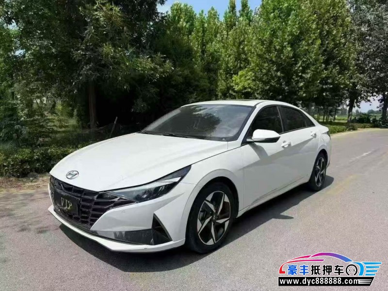24年现代伊兰特轿车抵押车出售
