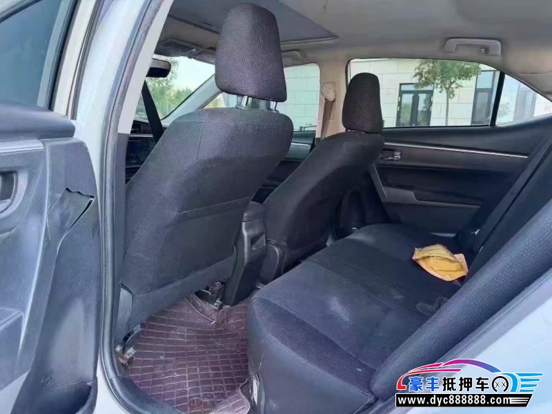 19年丰田卡罗拉轿车抵押车出售