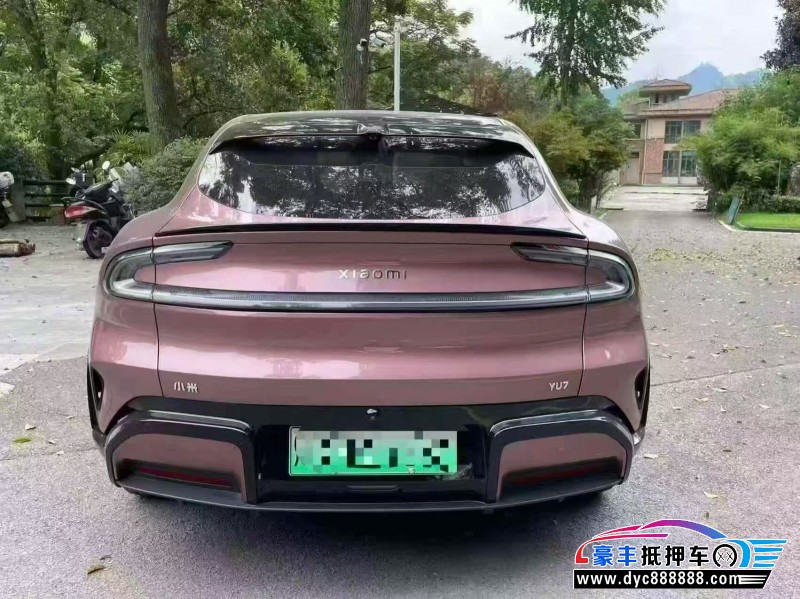 26年小米YU7轿车抵押车出售