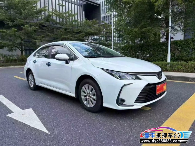 20年丰田卡罗拉轿车抵押车出售