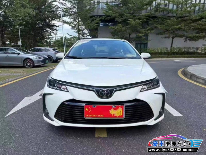 20年丰田卡罗拉轿车抵押车出售